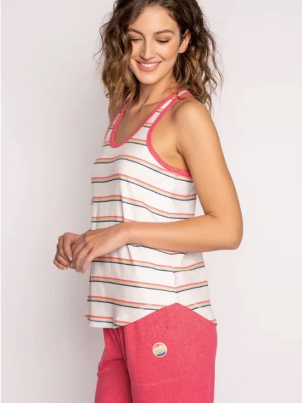 P.J. SALVAGE NWT HAPPY THINGS TANK MEDIUM